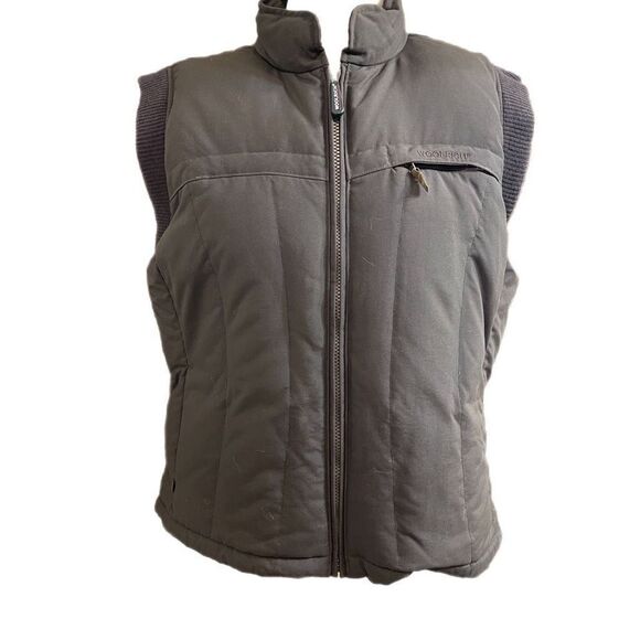 Woolrich Chocolate Brown Duck Down Women’s Vest Size Large - Picture 1 of 10